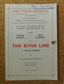 The River Line Lyric Theatre programme 1952 Schofield Pamela Brown vintage 1950s